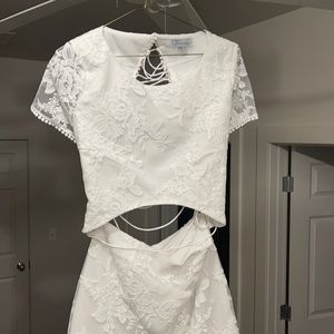 Two Sisters the Label Shay dress in white.